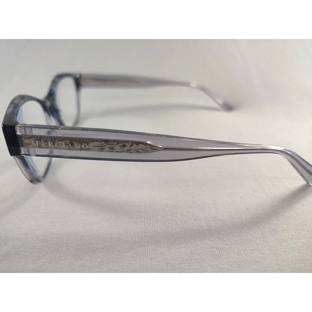 Marciano GM0340 055 Blue Grey Marbled Eyeglasses Frames Women‎ 53-16-140